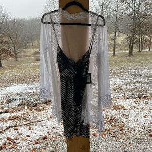 Brand new with tags Fredericks of Hollywood nightgown and robe.